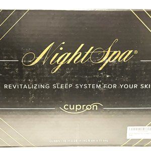 Night Spa Revitalizing Sleep System for Your Skin 4-Pieces Pillow Set Queen